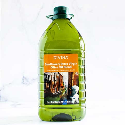 Sunflower Oil 75% Extra Virgin Olive Oil 25% Blend