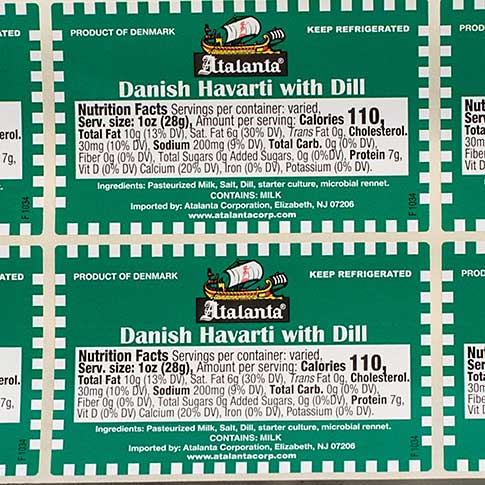Dill Cream Havarti Cheese