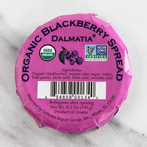 Organic Blackberry Spread
