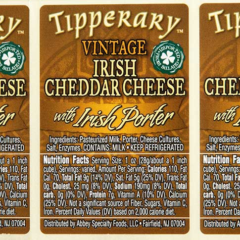 Tipperary Flavored Irish Cheddar