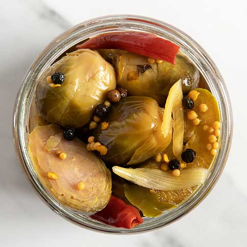 Sweet 'n Tangy Brussels Sprouts