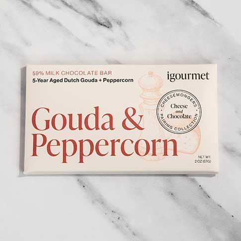 Gouda & Peppercorn Milk Chocolate Bar
