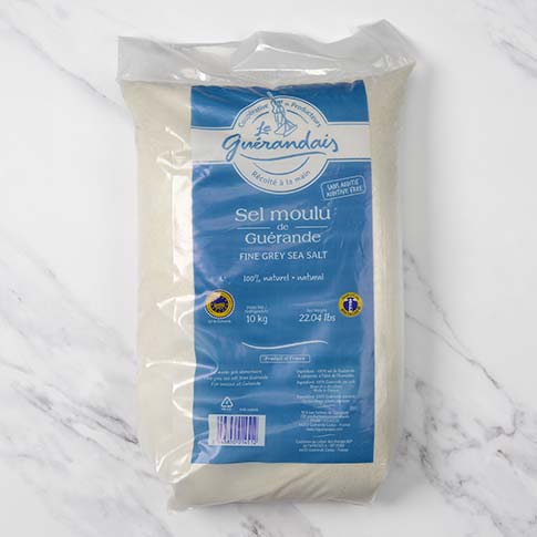 Fine Grey Sea Salt from Guerande - Salt Shaker