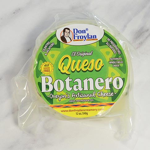 Queso Botanero with Cilantro and Jalapeno
