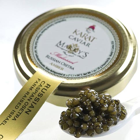 Osetra Amber Caviar - Malossol, Farm Raised