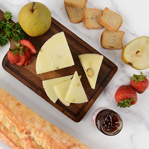 Pistachio Primosale Cheese
