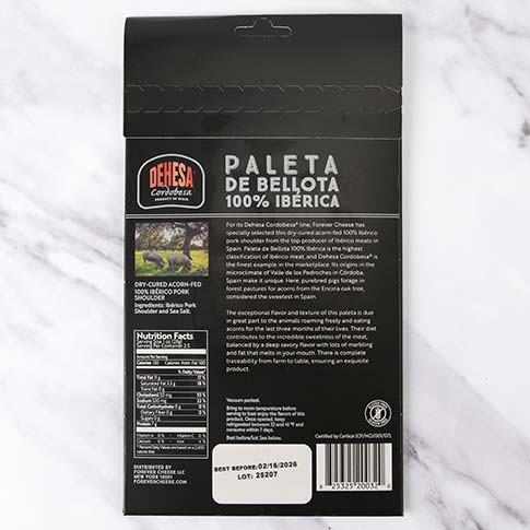 Paleta Iberico de Bellota, Sliced | igourmet