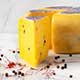 Brigante Sheep's Milk Cheese with Saffron & Black Pepper