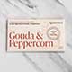 Gouda & Peppercorn Milk Chocolate Bar